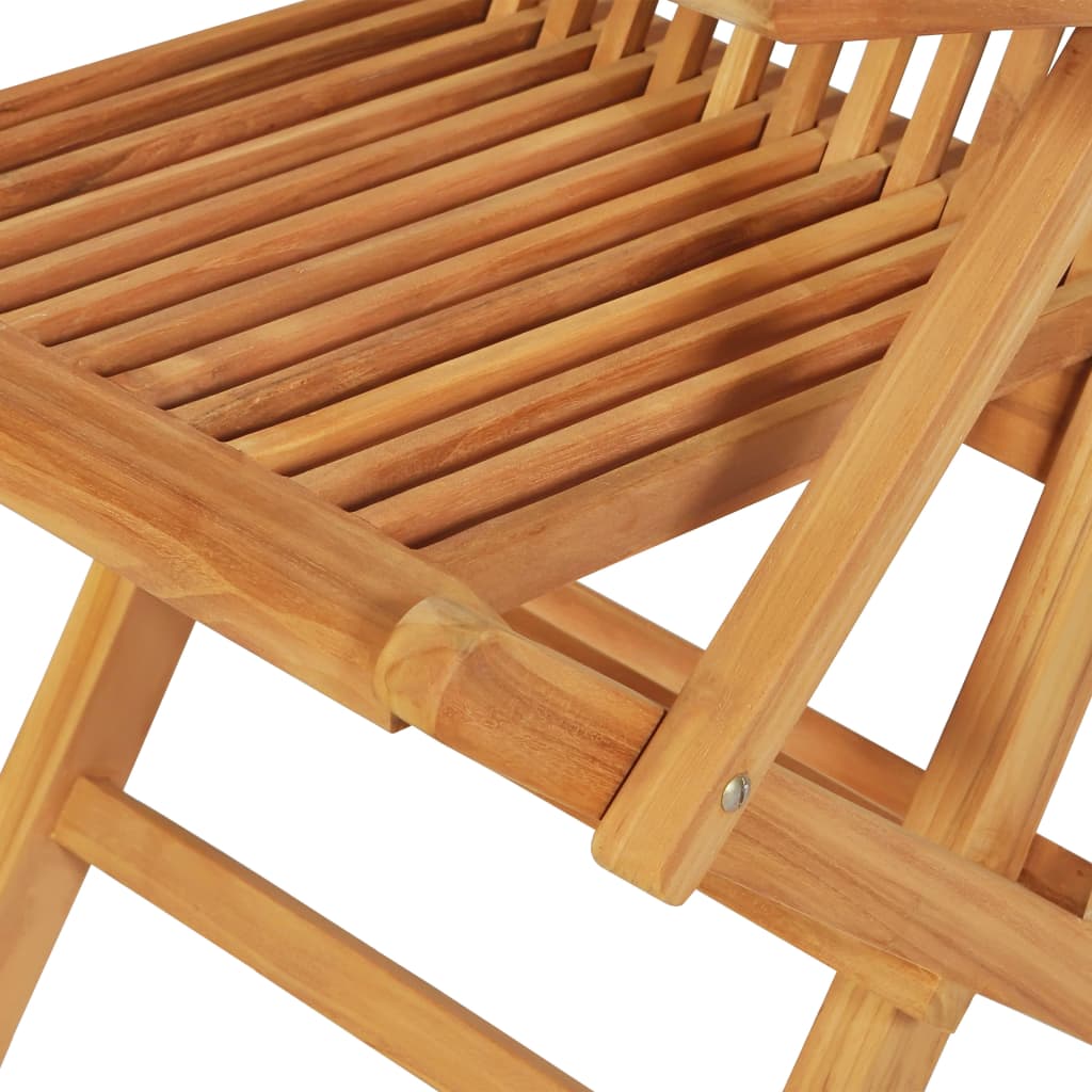 Set da Pranzo da Giardino 5 pz in Legno Massello di Teak 3059584