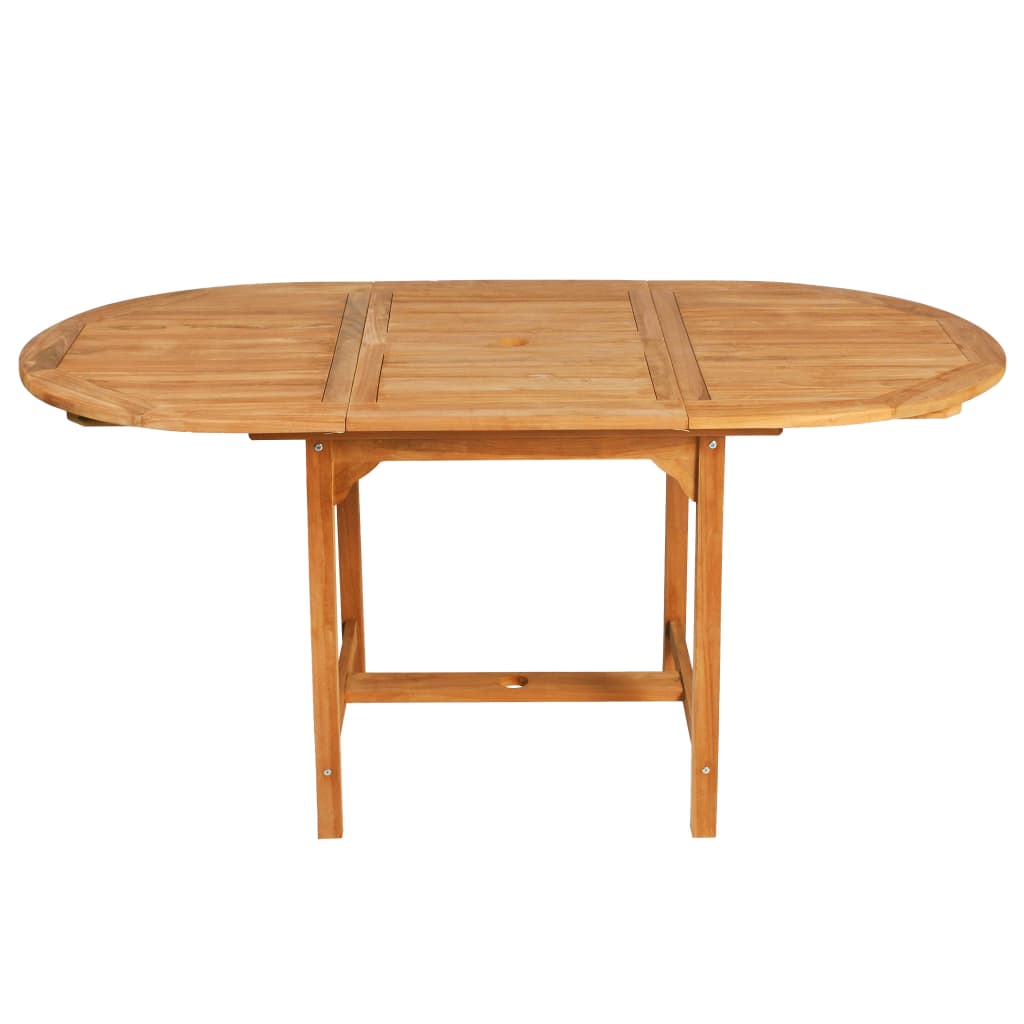 Set da Pranzo da Giardino 7 pz in Legno Massello di Teak 3059586