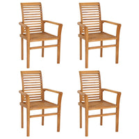 Set da Pranzo da Giardino 5 pz in Legno Massello di Teak cod mxl 40869