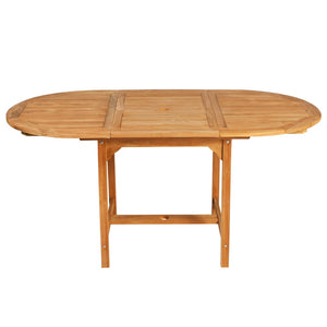 Set da Pranzo da Giardino 5 pz in Legno Massello di Teak 3059590