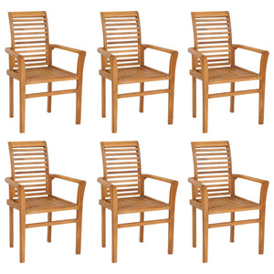 Set da Pranzo da Giardino 5 pz in Legno Massello di Teak 3059590