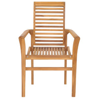 Set da Pranzo da Giardino 5 pz in Legno Massello di Teak 3059590