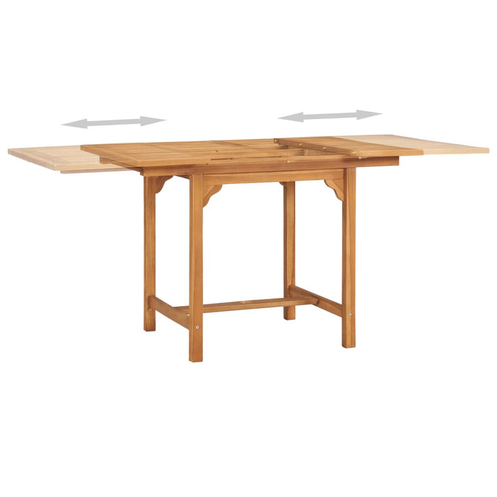 Set da Pranzo da Giardino 5 pz in Legno Massello di Teak cod mxl 41446