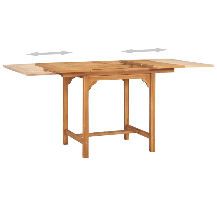 Set da Pranzo da Giardino 7 pz in Legno Massello di Teak cod mxl 48120