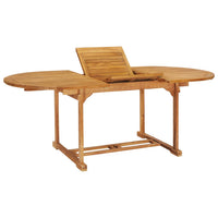 Set da Pranzo da Giardino 7 pz in Legno Massello di Teak 3059609