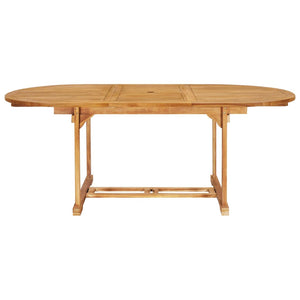 Set da Pranzo da Giardino 7 pz in Legno Massello di Teak 3059609