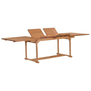 Set da Pranzo 9 pz in Legno Massello di Teak 3059615