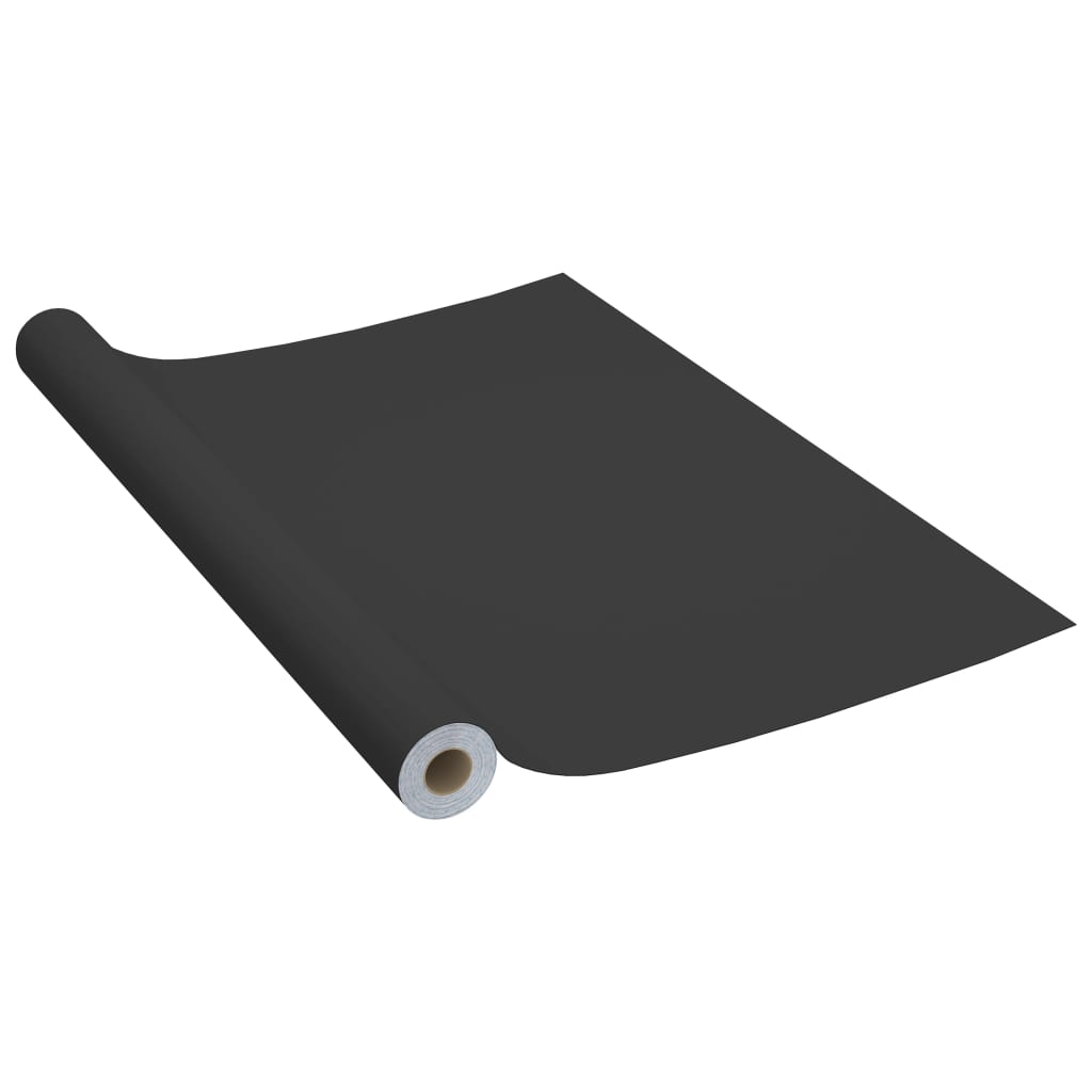 Pellicole Autoadesive per Mobili 2 pz Nere 500x90 cm in PVC cod mxl 49973