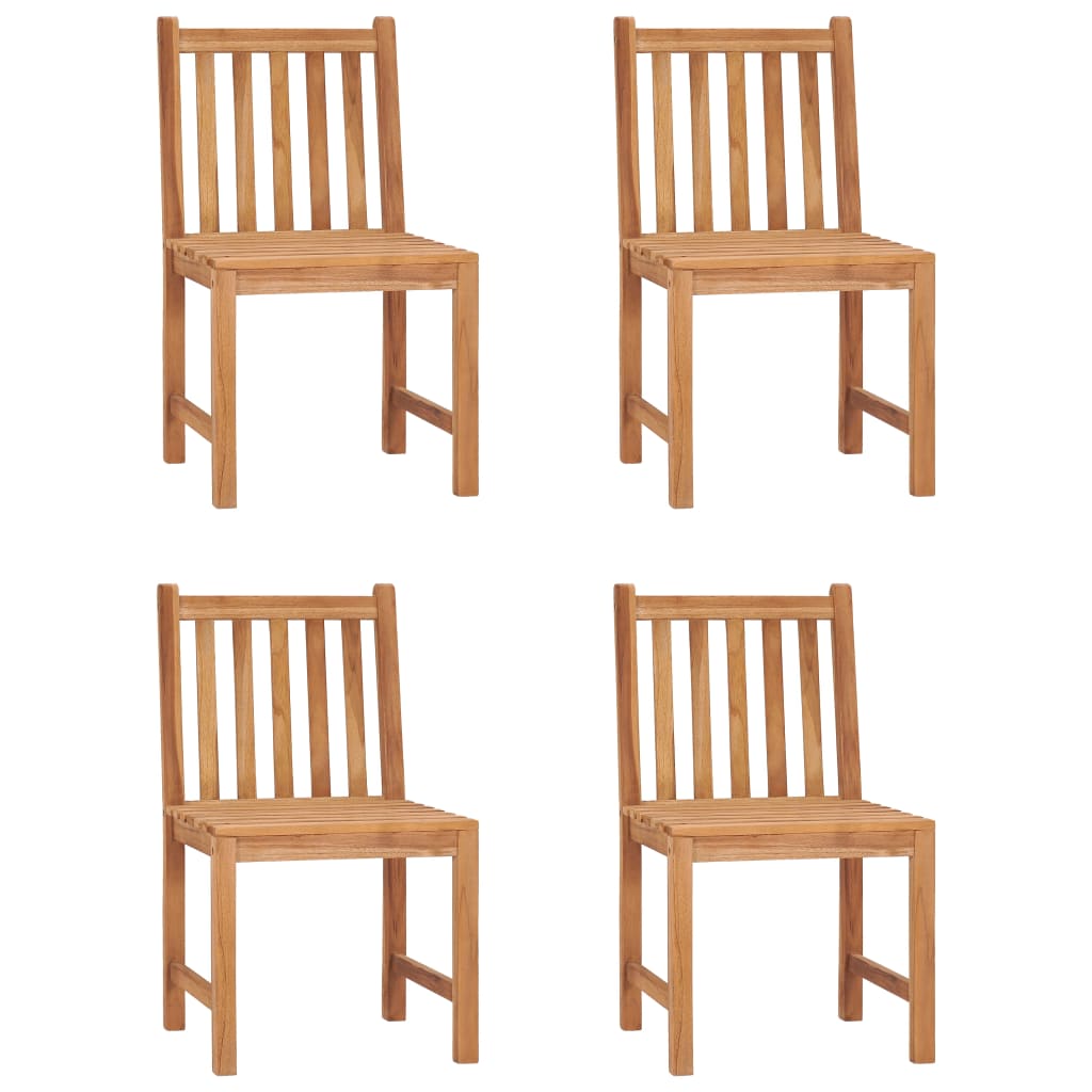 Set da Pranzo per Esterni 5 pz in Legno Massello di Teak 3059929