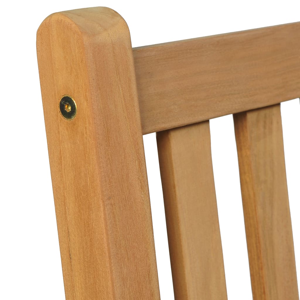 Set da Pranzo per Esterni 5 pz in Legno Massello di Teak 3059939