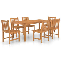 Set da Pranzo per Esterni 7 pz in Legno Massello di Teak cod mxl 35265