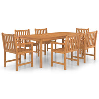 Set da Pranzo per Esterni 7 pz in Legno Massello di Teak cod mxl 36924