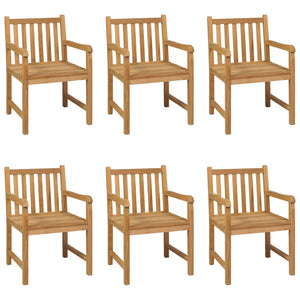 Set da Pranzo per Esterni 7 pz in Legno Massello di Teak 3059947