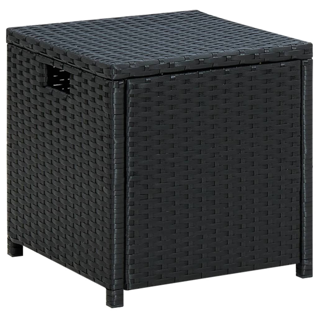 Set Divani da Giardino 6 pz con Cuscini in Polyrattan Nero 315230