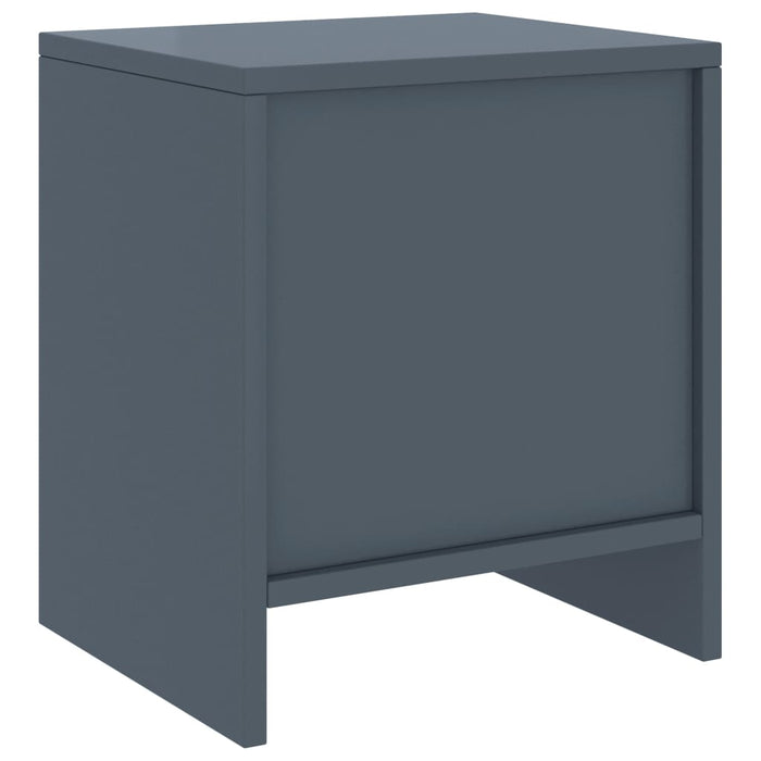 Comodini 2 pz Grigio Chiaro 35x30x40 cm in Pino Massello cod mxl 29888