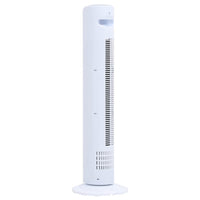 Ventilatore a Torre con Telecomando e Timer Φ24x80 cm White