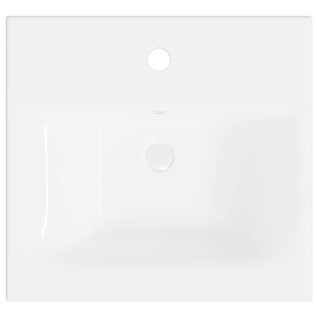 Lavabo da Incasso con Rubinetto 42x39x18 cm in Ceramica Bianco cod mxl 52786