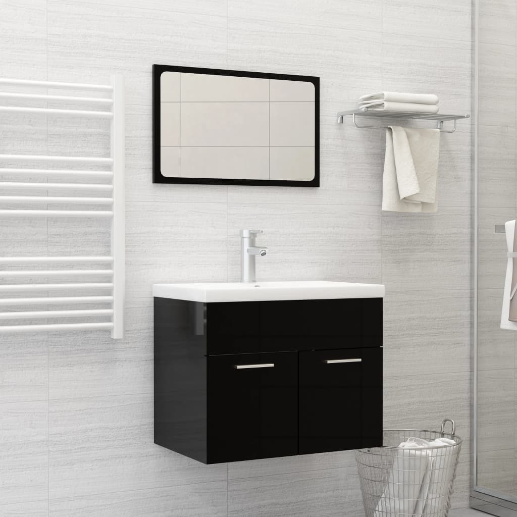 Lavabo da Incasso con Rubinetto 61x39x18 cm in Ceramica Bianco cod mxl 54263