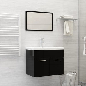 Lavabo da Incasso con Rubinetto 61x39x18 cm in Ceramica Bianco cod mxl 54263