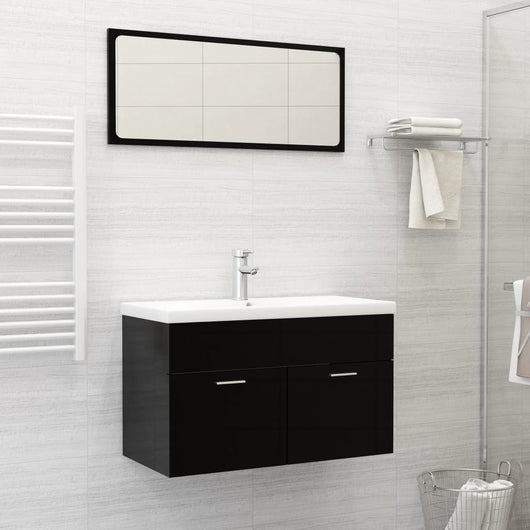 Lavabo da Incasso con Rubinetto 81x39x18 cm in Ceramica Bianco cod mxl 52593