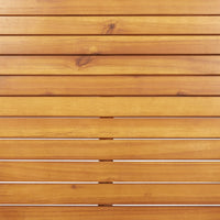 Sdraio con Cuscino in Legno Massello di Acacia e Acciaio Inox 3061472