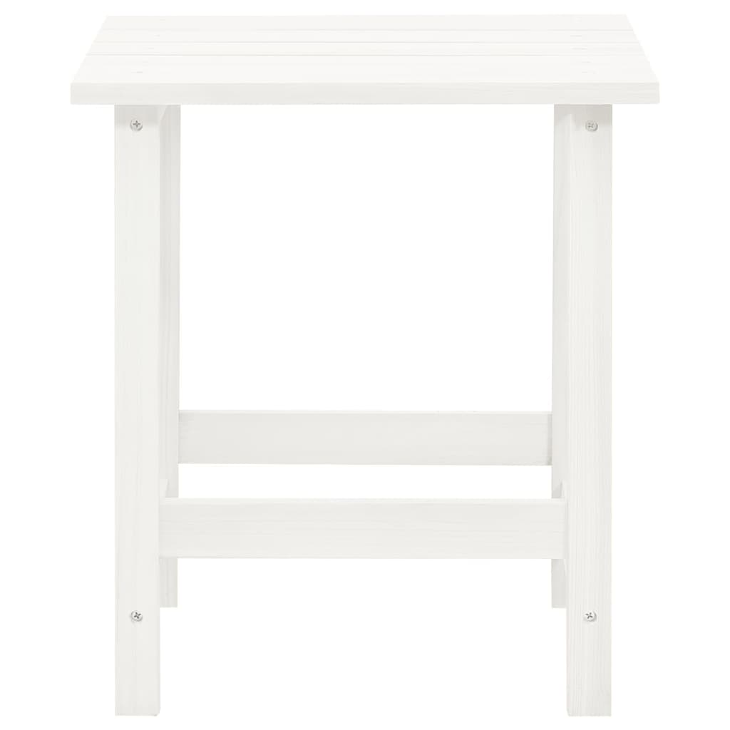 Sedia Adirondack da Giardino con Tavolo Abete Massello Bianco cod mxl 44937