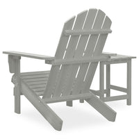 Sedia da Giardino Adirondack con Tavolino Legno Abete Grigio 315920