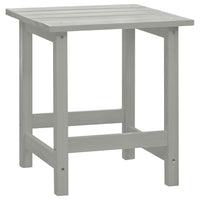 Sedia da Giardino Adirondack con Tavolino Legno Abete Grigio 315920