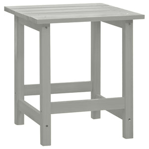 Sedia da Giardino Adirondack con Tavolino Legno Abete Grigio 315920