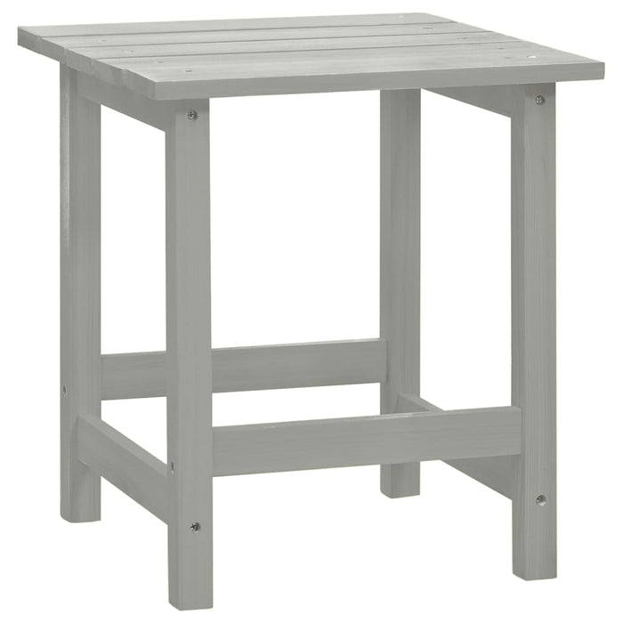 Sedia da Giardino Adirondack con Tavolino Legno Abete Grigio 315920