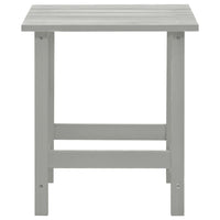 Sedia da Giardino Adirondack con Tavolino Legno Abete Grigio 315920