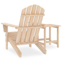 Sedia da Giardino Adirondack con Tavolino in Legno Abete cod mxl 40556