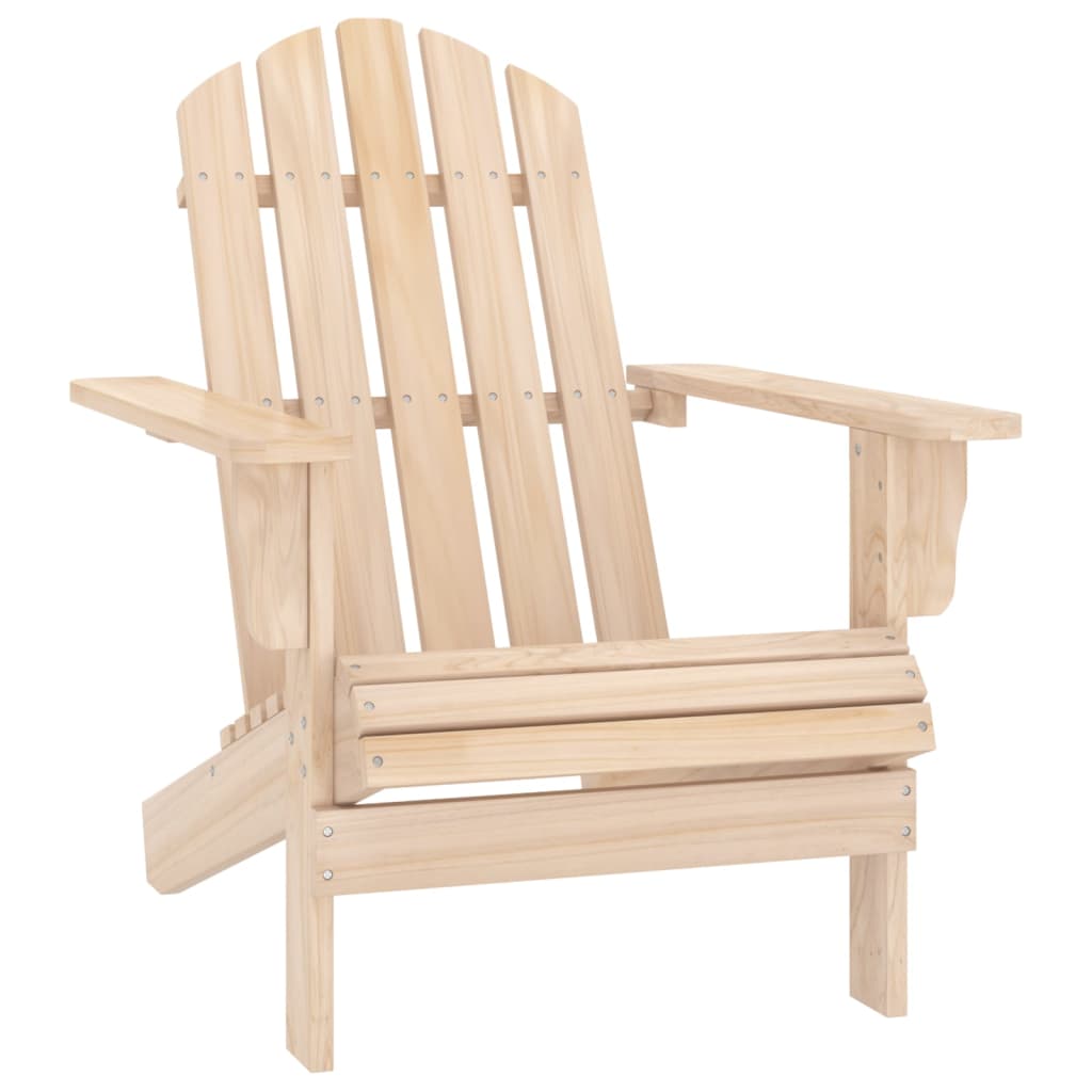 Sedia da Giardino Adirondack con Tavolino in Legno Abete cod mxl 40556