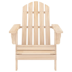 Sedia da Giardino Adirondack con Tavolino in Legno Abete cod mxl 40556