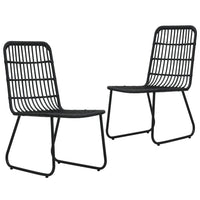 Set da Pranzo da Giardino 3 pz in Polyrattan e Vetro 3060243