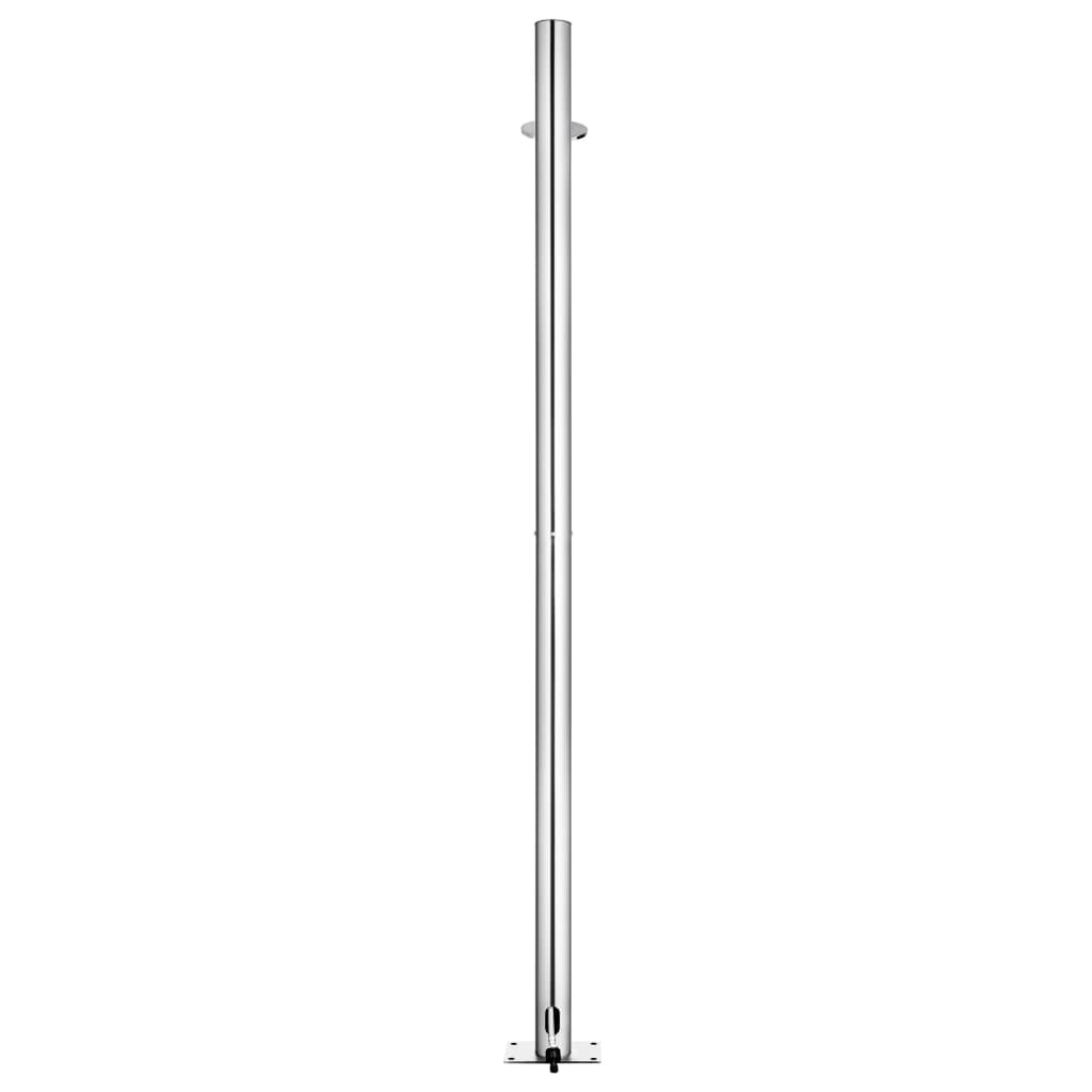 Doccia da Giardino 215 cm in Acciaio Inossidabile 315940