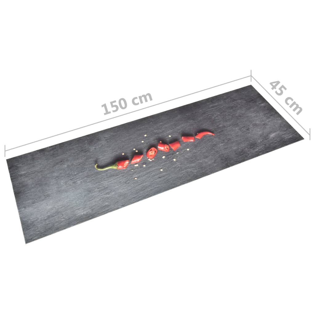 Tappetino da Cucina Lavabile Peperoni 45x150 cm cod mxl 48456