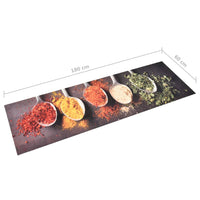 Tappetino da Cucina Lavabile Cucchiai 60x180 cm 315980