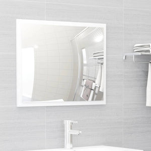 Set Mobili da Bagno 2 pz Bianco in Truciolato cod mxl 11536