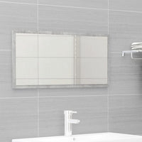 Set Mobili da Bagno 2 pz Grigio Cemento in Truciolato cod mxl 6169