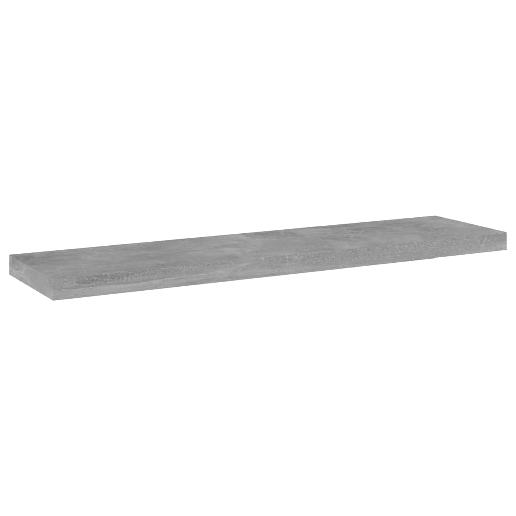 Ripiani per Libreria 4 pz Grigio Cemento 40x10x1,5cm Truciolato