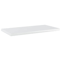 Ripiani per Libreria 8 pz Bianco Lucido 40x20x1,5 cm Truciolato cod mxl 59640