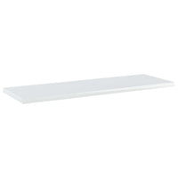 Ripiani Libreria 4 pz Bianco Lucido 60x20x1,5 cm in Truciolato cod mxl 59677