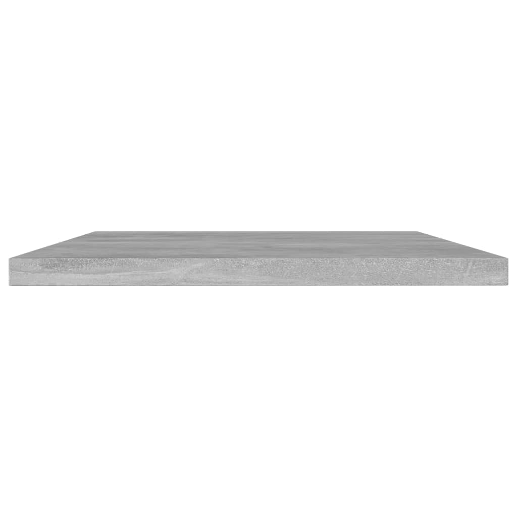 Ripiani Libreria 4 pz Grigio Cemento 60x30x1,5 cm in Truciolato cod 10453