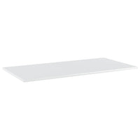 Ripiani per Libreria 4 pz Bianco Lucido 80x20x1,5 cm Truciolato cod mxl 59617