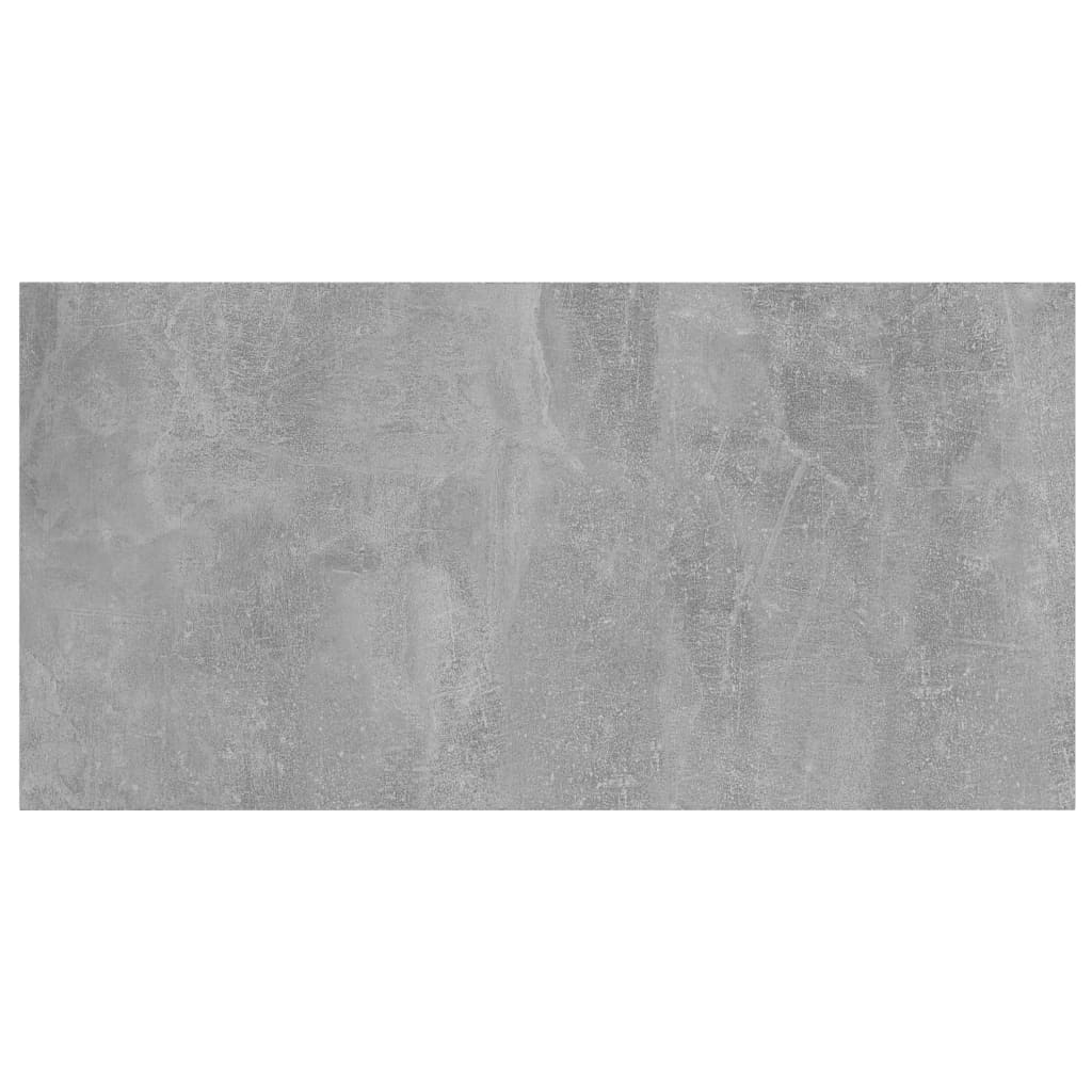 Ripiani per Libreria 4pz Grigio Cemento 80x30x1,5cm Multistrato 805322