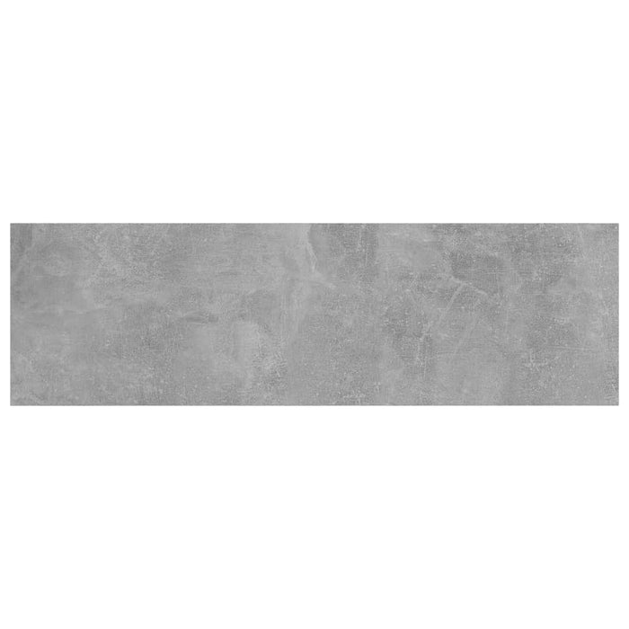 Ripiani Libreria 4 pz Grigio Cemento 100x30x1,5cm in Truciolato cod 10468