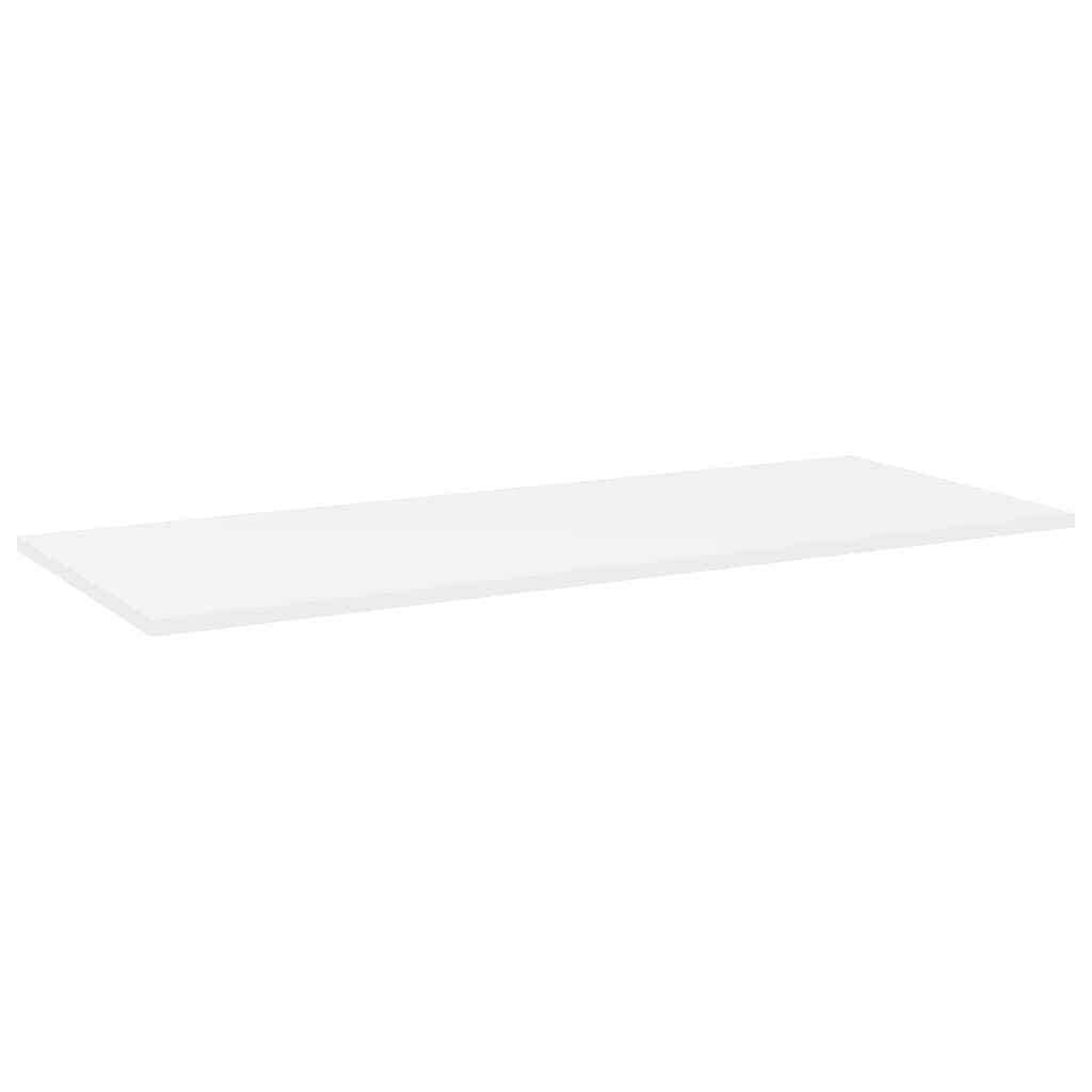 Ripiani per Libreria 4 pz Bianchi 100x40x1,5 cm in Truciolato cod 10599