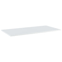 Ripiani Libreria 4 pz Bianco Lucido 100x50x1,5 cm Truciolato cod mxl 63944