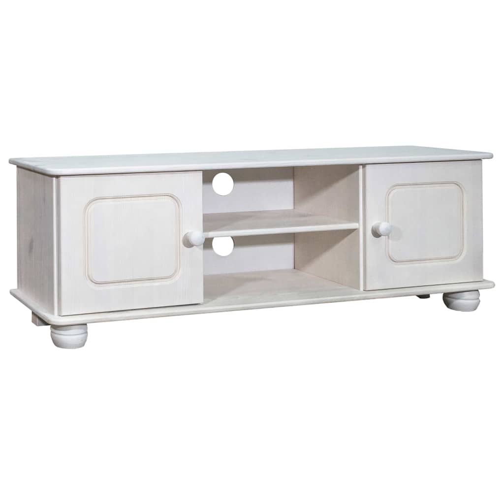 Mobile Porta TV 115x29x40 cm in Legno Massello di Pino cod mxl 18734